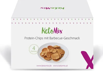 Image de Chips protéinées KetoMix au goût barbecue | 4 portions, 120 g