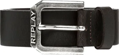 Produktbild von REPLAY Leder Gürtel Belt W90 Black Brown schwarz