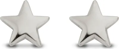 Produktbild von New Bling 9NBG-0439 Witgouden Oorknopjes Ster - 4mm - 14 Karaat - Witgoud