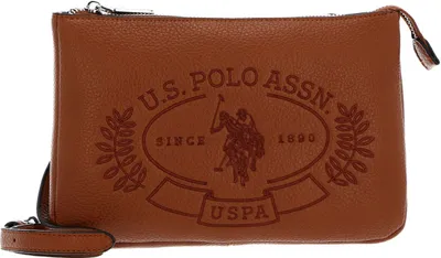 Produktbild von U.S. POLO ASSN. Umhängetasche Hailey Flat Crossbody Bag Tan braun