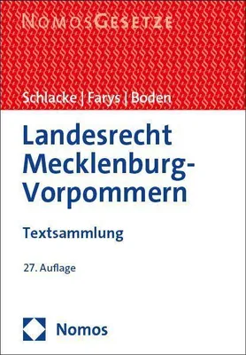 Produktbild von Landesrecht Mecklenburg-Vorpommern