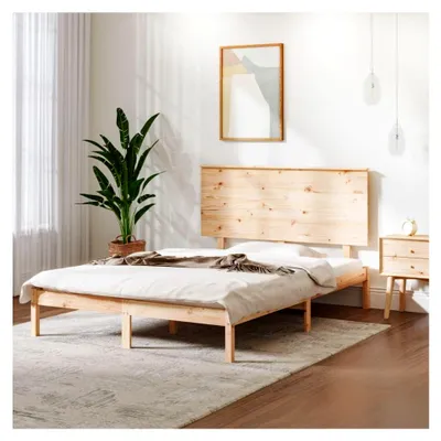 Produktbild von Bettgestell 140x190 cm aus Massivholz Kiefer