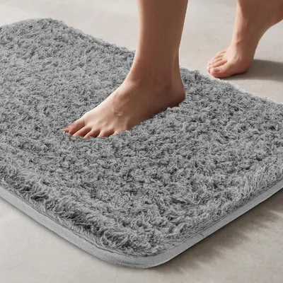 Productafbeelding van Badmat - 40 x 60 cm - Microvezel - Scandinavisch - Antislip - Absorberend