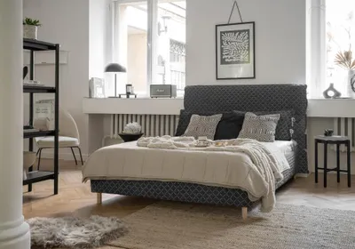 Produktbild von MIUFORM Sleepy Luna - Polsterbett - 160x200cm - Grau - Bett Schlafbett