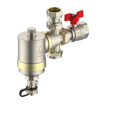 Produktbild von Magnetfilter 1″ DN25 Heizung Filter 9000 Gauss – Schlamm- & Magnetitabscheider IBF-09