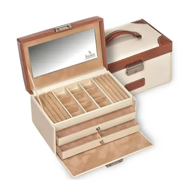 Produktbild von Sacher Schmuckschatulle Travel Jewellery Case Elly Cream creme