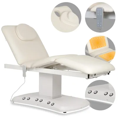 Produktbild von Habys Serenity PRO 4 mit Heizung | elektrische Kosmetikliege Massageliege Behandlungsliege | Höhenverstellbar Elektrisch | 192 x 68 cm
