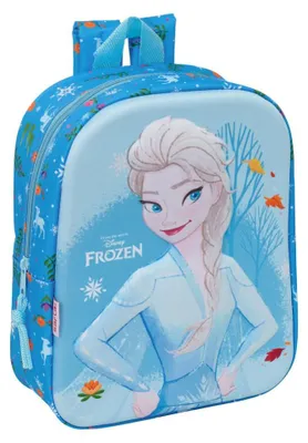 Obrázek produktu pro Batoh Safta Frozen 3D, objem 6 litrů, modrá barva, pro děti, modrá, univerzální velikost