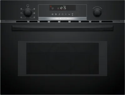 Obrázok produktu pre Bosch Series 6 CMA585GB1 Vstavaná mikrovlnná rúra s konvekciou, 60 x 45 cm, čierna