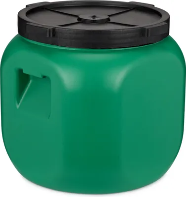 Image de Garronda Fût à col large 40 litres  Bidon alimentaire avec couvercle sans joint – HDPE sans BPA Récipient alimentaire pour l'eau, le stockage, les aliments pour animaux, la choucroute et les cornichons GD-0142
