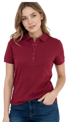 Image de Chemise de polo Giorgio di Mare, modèle Damen, en coton, taille S