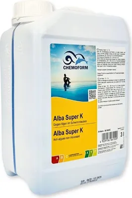 Produktbild von Chemoform Alba Super K 3 l Algenex gegen Algen Bakterien und Pilze für Pools