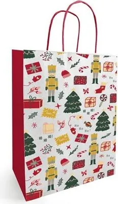 Zdjęcie produktu dla Torba Papierowa Na Prezent świąteczna NOELLA 230x120x300mm