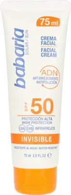 Produktbild von Babaria Facial Cream Invisible Spf50 75ml