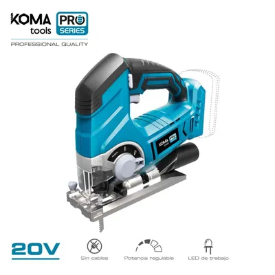 Image de Scie Sauteuse 20v Pro Series Sans Fil, Puissante, Polyvalente - Koma Tools