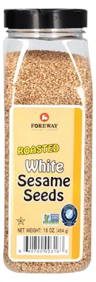 Obrázek produktu pro Foreway Sesamzaad White Roasted 454 g – Křupavá sezamová semínka na pečení a do salátů