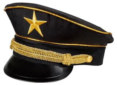 Image de Omgoods - Chapeau de carnaval pour adultes, noir et or