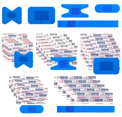 Obrázok produktu pre 100 kusov vodoodolných, priľnavých náplastí