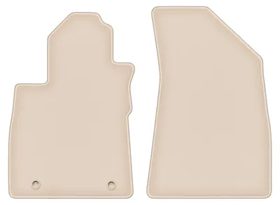 Produktbild von DURBAN Beige Velours-Fußmatten vorne für MG ZS I Crossover (2017-)
