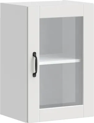 Produktbild von vidaXL Küchen-Hängeschrank mit Glastür Porto Weiß