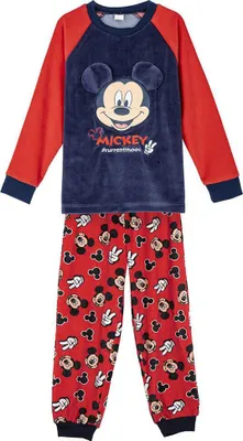 Immagine prodotto di Cerda Group Applicazioni in pile Mickey Langarm-pyjama Rot 5 anni Rot 5 anni