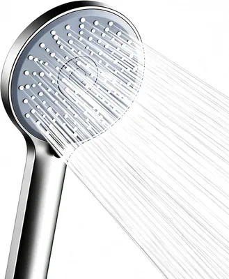 Obrázok produktu pre Sprchová hlavica 120 mm, 5 druhov prúdu, úspora vody, proti vodnému kameňu, do kúpeľne
