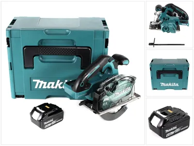 Produktbild von Makita DCS 553 G1J Akku Metallhandkreissäge 18V 150 mm Brushelss + 1x Akku 6,0Ah + Makpac - ohne Ladegerät