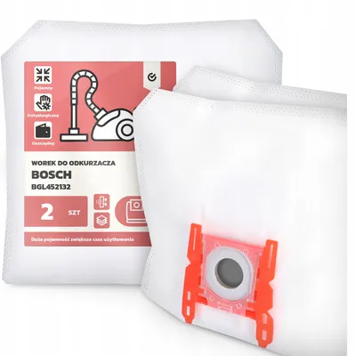 Produktbild von Bosch BGL452132 Synthetik Staubsaugerbeutel 2 Stück