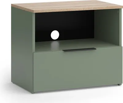 Produktbild von Lowboard Vicco Wido Grün 60 x 50 cm mit Schublade, Model 56612