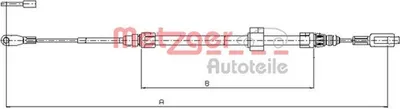 Immagine prodotto di Cavo freno di stazionamento a disco METZGER per MERCEDES SPRINTER 3-t