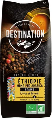 Zdjęcie produktu dla KAWA ZIARNISTA ARABICA 100 % ETIOPIA FAIR FOR LIFE1 kg - DESTINATION