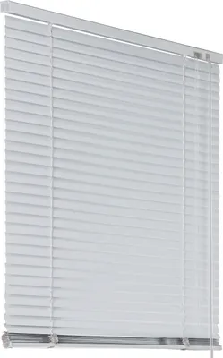 Produktbild von Deco4Me Alu Jalousie mit Bohren - Weiß, 80 x 220 cm - Fenster Rollo mit Aluminium-Lamellen 25 mm breit - Venetian Blinds, Jalousetten, Lamellenrollo