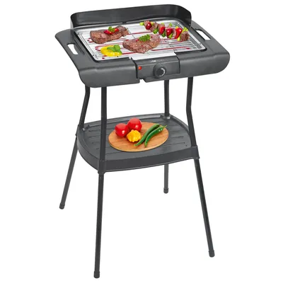 Produktbild von Clatronic® Stand- und Tischgrill | für innen und außen | Elektrogrill für Balkon | 2000W | kurze Aufheizphase | Tischgrill elektrisch | BQS 3842