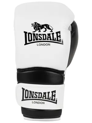 Produktbild von Boxhandschuhe aus Leder BARFORD White/Black 10 oz Lonsdale