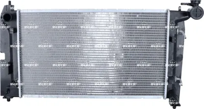 Produktbild von Kühler Motor Kühlrippen gelötet 600 - 348 mm Alu NRF für u.a. TOYOTA COROLLA
