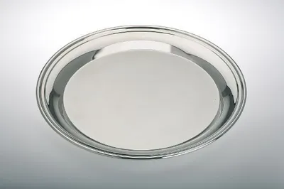 Produktbild von Großes Tablett, rund, versilbert, Ø 31,0 cm