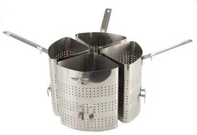 Image de Passoire pour pâtes Passoire pour pâtes Passoire pour casseroles 4 pièces dans un set