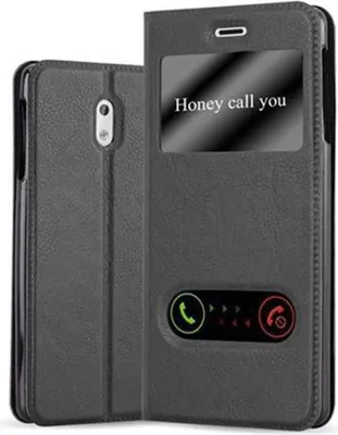 Produktbild von Cadorabo Schutzhülle für Nokia 3 2017 Hülle in Schwarz Handyhülle Book Case Cover Etui