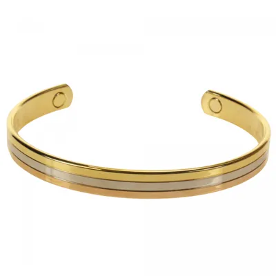 Produktbild von Wellys GD-027510:Magnetisches Tricolor-Armband - Klassisch
