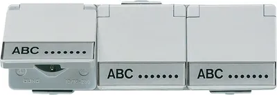 Produktbild von Jung 623NAW SCHUKO® Dreifach-Steckdose
