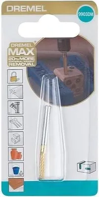 Produktbild von Gravierfräser DREMEL Max 9903DM, Wolframkarbid, Ø3,2mm, Hohe Lebensdauer