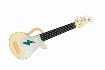 Produktbild von Hape Ukulele Musikinstrument für Kinder - buntes Holzspielzeug