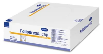 Produktbild von Hartmann Foliodress® Cap Comfort OP-Hauben weiß - B00KTD8B8G | Packung (100 Stück)