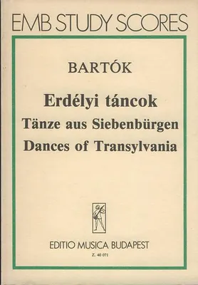 Produktbild von Taenze Aus Siebenbuergen Fuerorchester    Studienpartitur