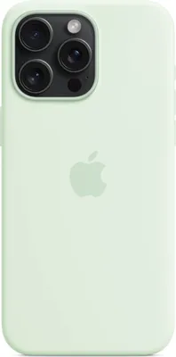 Produktbild von Apple iPhone 15 Pro Max Silikon Case mit MagSafe – Blassmint, Cover, iPhone 15 Pro Max, 17 cm (6.7"), Mintfarbe