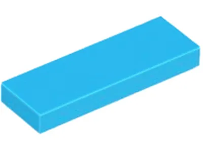 Produktbild von Lego® 1x3 Fliesen 63864 - 1 Stück Dunkles Azurblau
