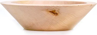 Produktbild von Handgedrechselte Zirbenschale 25cm kantig