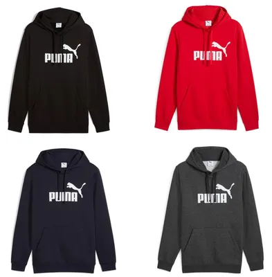 Produktbild von Puma ESS No. 1 Logo Kapuzenpullover Hoodie Herren, Größe:M, Farbe:Dunkelgrau