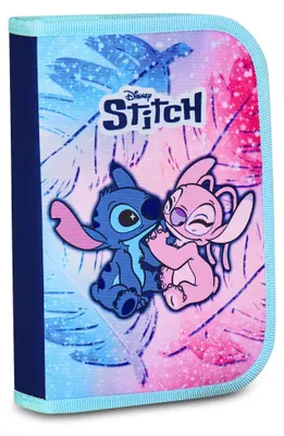 Image de Sept trousses à crayons avec Lilo & Stitch, multicolores, pour l'école