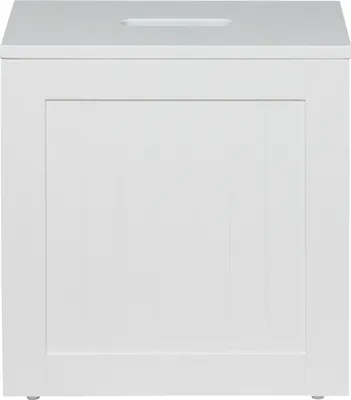 Produktbild von Badezimmerschrank Weiss 31x17x33cm MDF Aufbewahrungsschrank Kompakt Praktisch Schrank fuer Handtuecher Badmoebel Aufbewahrung
